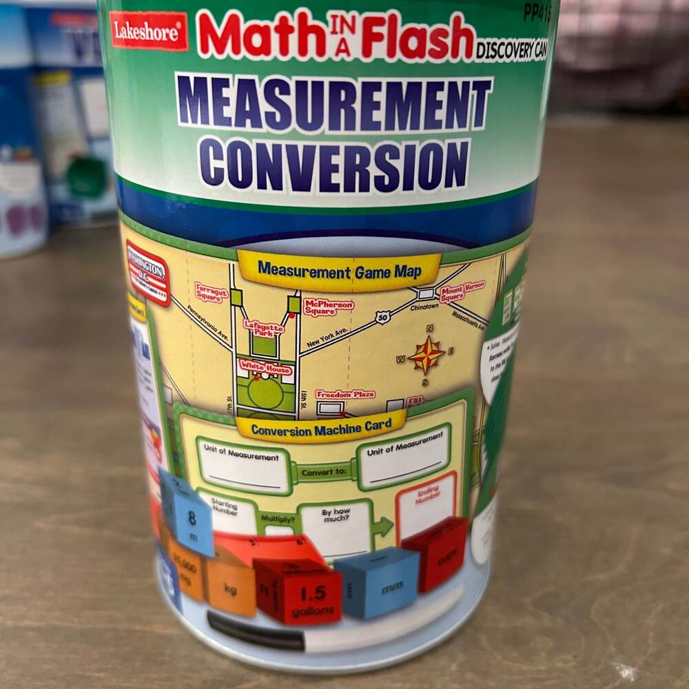 Lakeshore Math In A Flash Measurement Conversion Discovery Can‎ - Gr. 4-5